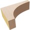 Ekena Millwork 2"W x 6"D x 4"H Classic Huntington Rough Cedar Woodgrain TimberThane Corbel, Primed Tan CORUR02X06X04HUNRCPR - alternate 2